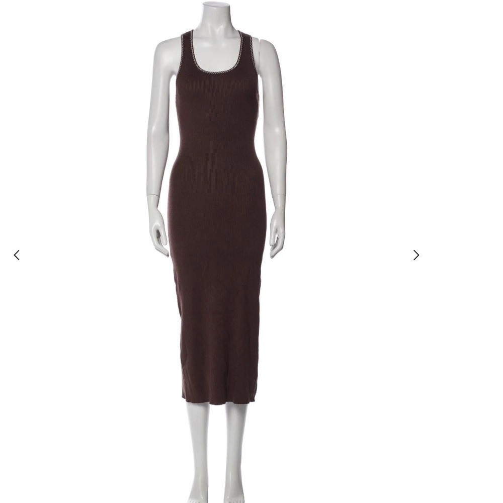 Caroline Constas Scoop Neck Midi Length Dress - Picture 1 of 3